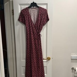 Marine Layer Emlyn Midi Wrap Dress